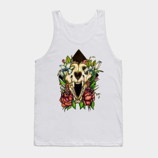 Skull & Flowers Tank Top